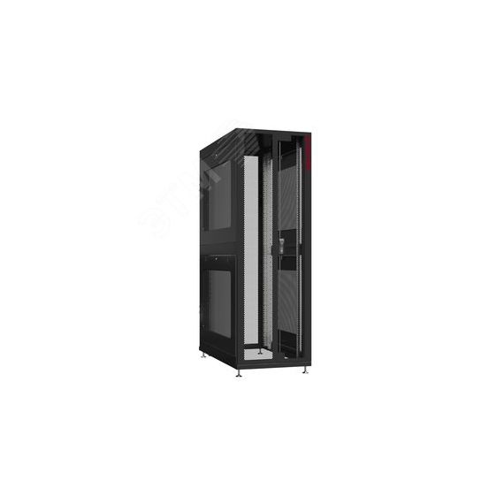 Шкаф серверный 42U 800х1070 передняя дверь: двустворчатая перфорированная IP20. задняя дверь: без. боковые панели: перфорированные. цвет: черный RAL90 SYSMATRIX NS 8142.9402