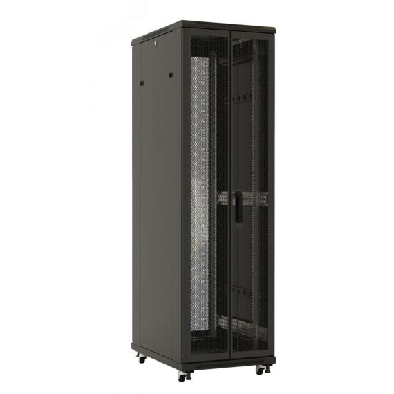 Шкаф напольный 19-дюймовый 32U 1610x800х800мм (ВхШхГ) Hyperline TTB-3288-DD-RAL9004