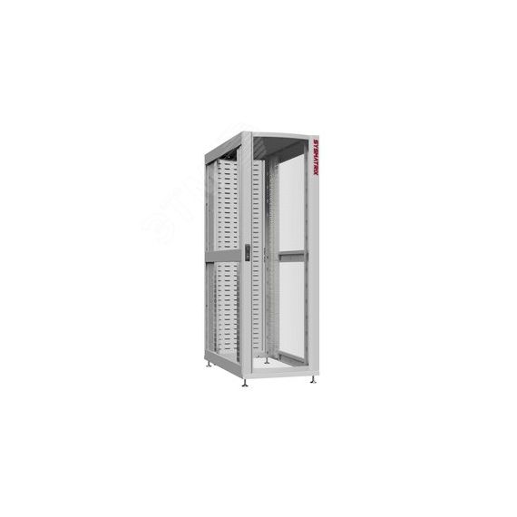Шкаф серверный 45U 600х1200 передняя дверь: одностворчатая перфорированная IP20. задняя дверь: протект IP41. боковые панели: без. цвет: серый RAL7035  SYSMATRIX NS 6245.7360