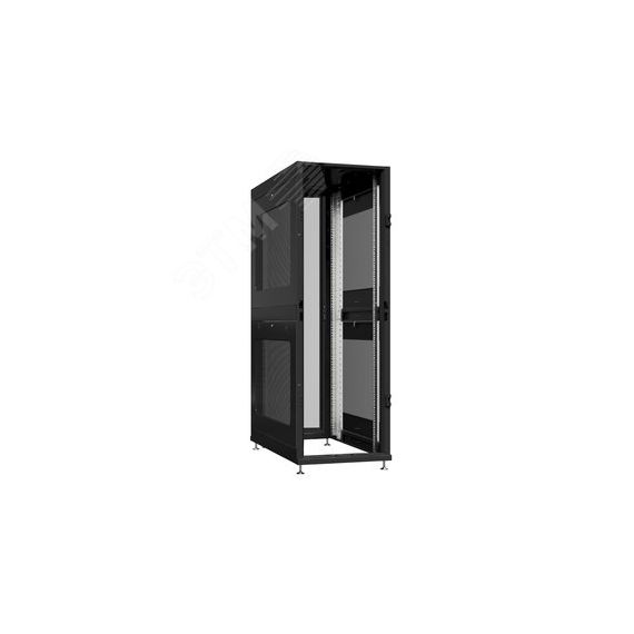Шкаф серверный 42U 600х1200 передняя дверь: без. задняя дверь: одностворчатая перфорированная IP20. боковые панели: перфорированные. цвет: черный RAL9 SYSMATRIX NS 6242.9032
