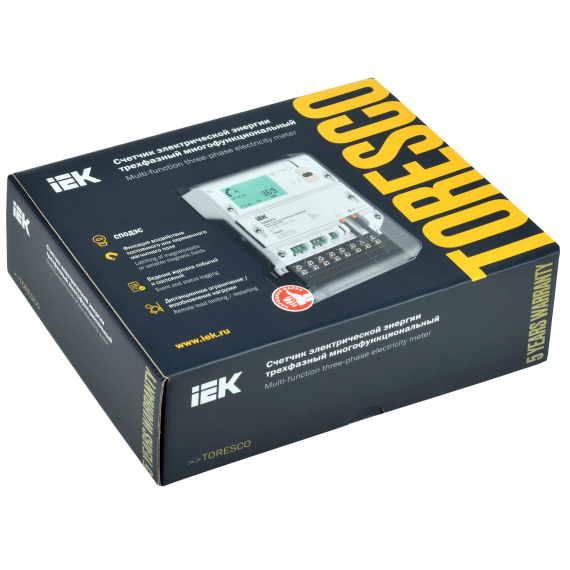 TORESCO Счетчик электрической энергии TE301 1/1-5(100)-NRLCU-ORS2FPGW с функцией УСПД IEK