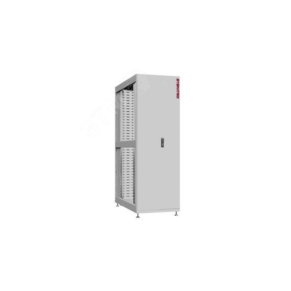 Шкаф серверный 42U 600х1200 передняя дверь: двустворчатая глухой металл IP51. задняя дверь: протект IP41. боковые панели: без. цвет: серый RAL7035  SYSMATRIX NS 6242.7560