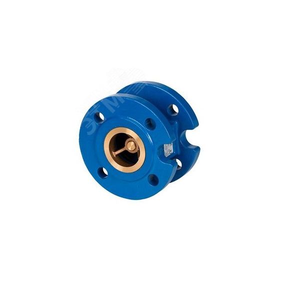 Клапан обратный фланцевый NVD402R PN16 DN200 пружинный с аксиальным затвором, чугун GJL250 Ридан 082X8477R