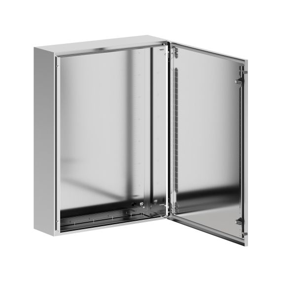 Корпус навесной STH с М/П из нержавеющей cтали AISI304 ВxШxГ 800x600x200 мм, с фланцем, IP66