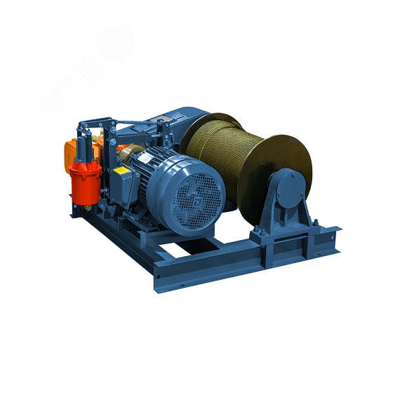 Лебедка электрическая монтажная JM 1.0т, канат 120м Gearsen GJM 10120
