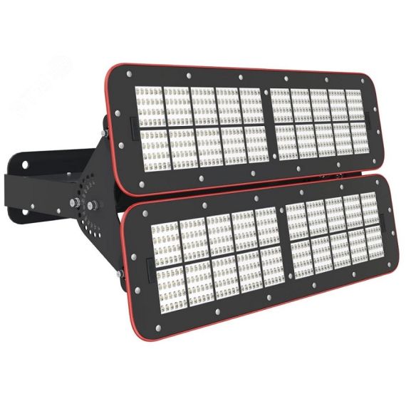 Прожектор LED УРАН ПРОМ (СБУ) 480Вт 67200Лм КСС К15 5,0К прозрачный рассеиватель IP67 ЛЕД-Эффект LE-СБУ-66-480-6551-67Х