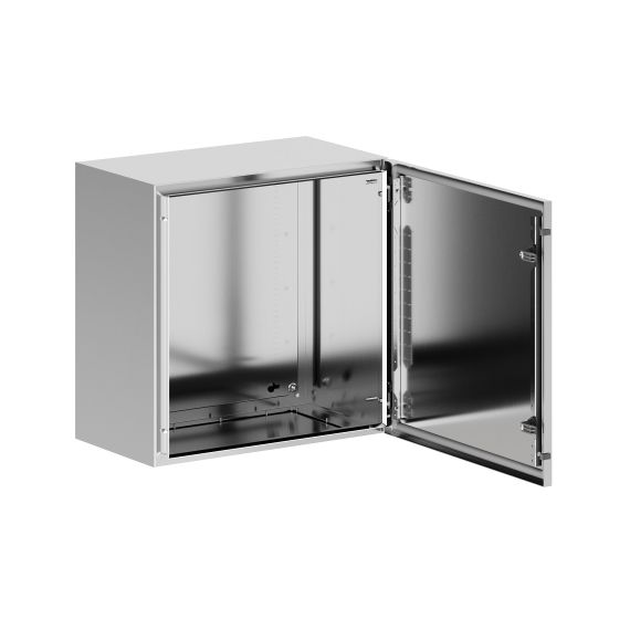 Корпус навесной STH с М/П из нержавеющей cтали AISI316 ВxШxГ 500x500x300 мм, с фланцем, IP66