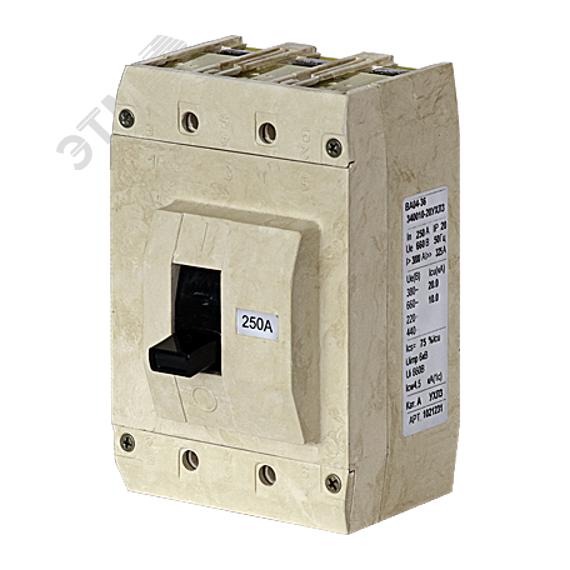 Выключатель автоматический ВА55-41-370010-20УХЛ3 630А, 690В Контактор Ульяновск 1044750