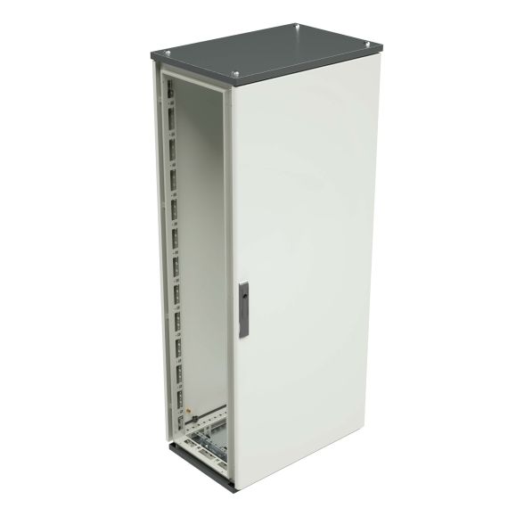 Шкаф напольный CQE собранный с дверью и задней панелью ВхШхГ 1800x600x600 мм RAM block