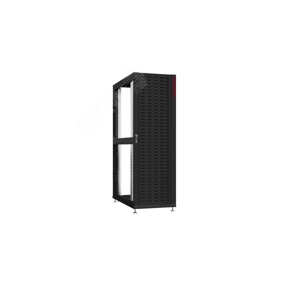 Шкаф серверный 42U 800х1200 передняя дверь: протект IP41. задняя дверь: без. боковые панели: без. цвет: черный RAL9005  SYSMATRIX NS 8242.9600