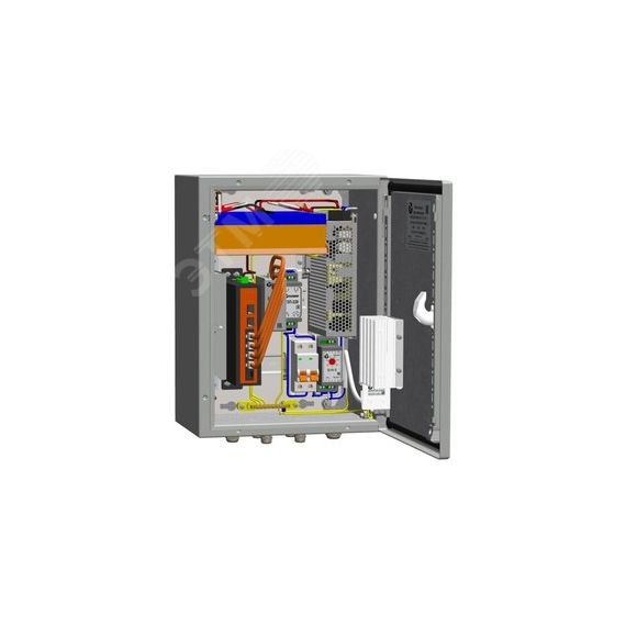 Узел коммутационный 4хPoE, 2хSFP, 140 Вт, АС 230В, 50 Гц IP66, 300х300х210 мм Тахион-климат 58018
