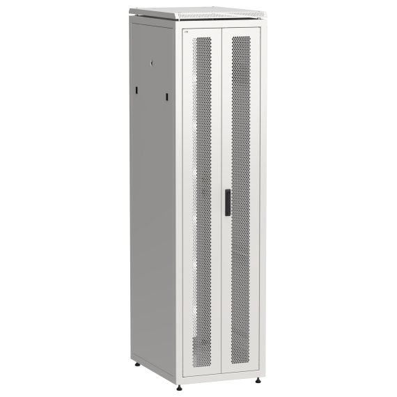 ITK LINEA N Шкаф сетевой 19" 47U 600х800мм двери передняя перфорированная задняя двустворчатая перфорированная серый
