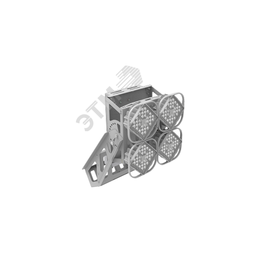 Светильник светодиодный ДПП-280Вт 5000К AirQub Sport DMX-RDM 30 град. Вартон V1-P1-702X2-04R02-6528050