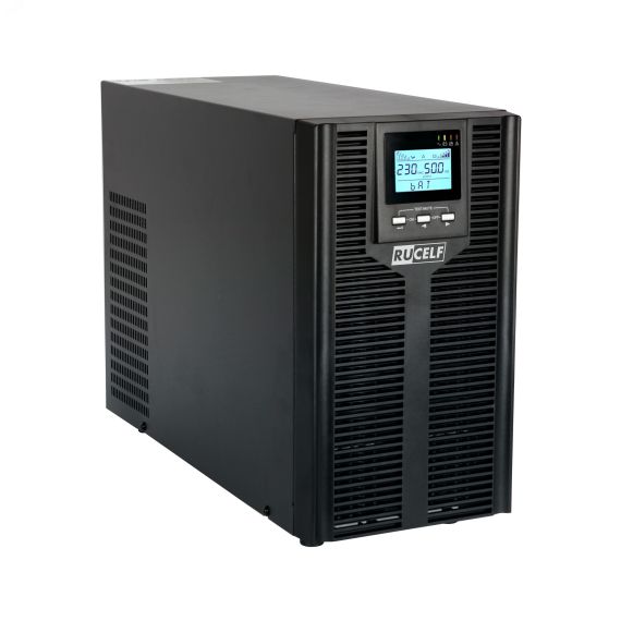 Источник бесперебойного питания Online UPO-T 6000 Ва/ 6000 Вт без АКБ Rack Клеммы RS-232, USB, AS400 или SNMP RUCELF UPO-6000T-192-E