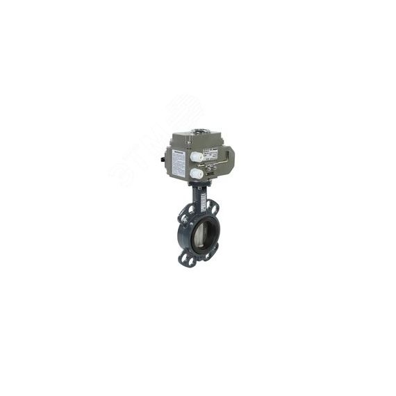 Затвор дисковый поворотный PN16 DN 100 чугун/EPDM/ЭП220В Ридан 082X4534R