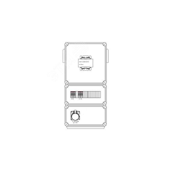 Ящик трансформаторный понижающий ЯТП 220/48 0,25кВА DEVIbox ЯТП14