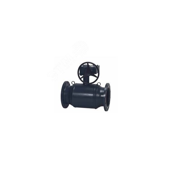 Кран шаровой FF DN65 PN16 WG (фланцевый, с редуктором, стандартный проход) Ридан 065N0231R