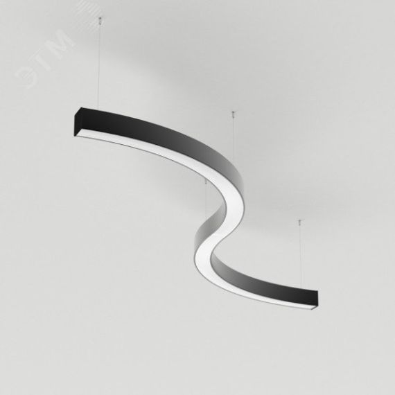 Светильник SP-LINE-HANG ARC-S3535-D1500-124W Warm3000 (BLACK, 230V) (, Металл) Arlight 034053(1)