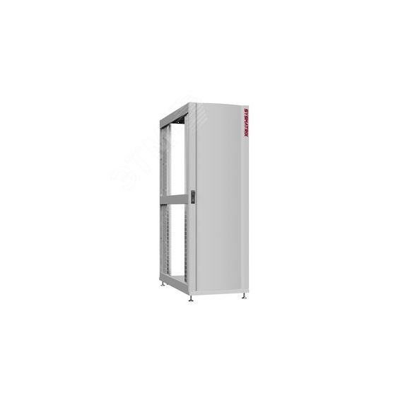 Шкаф серверный 42U 600х1070 передняя дверь: одностворчатая глухой металл IP51. задняя дверь: без. боковые панели: без. цвет: серый RAL7035  SYSMATRIX NS 6142.7200