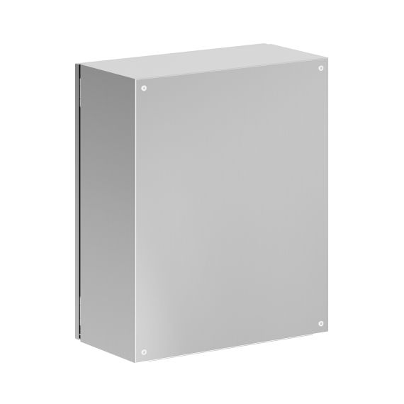 Корпус навесной STH с М/П из нержавеющей cтали AISI304 ВxШxГ 600x500x250 мм, с фланцем, IP66