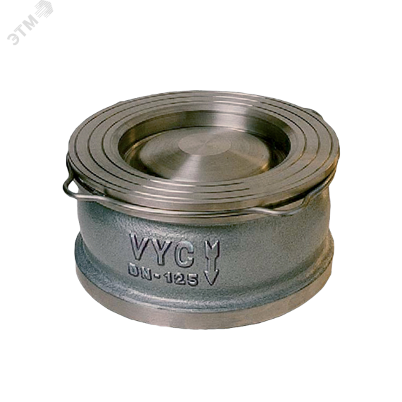Обратный клапан V YC 172-04 DN 200 PN 16 Tмакс. град 300 м/ф чугун/нерж ADL DS04A216305
