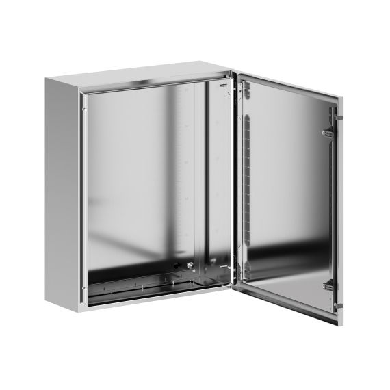 Корпус навесной STH с М/П из нержавеющей cтали AISI304 ВxШxГ 600x500x200 мм, с фланцем, IP66