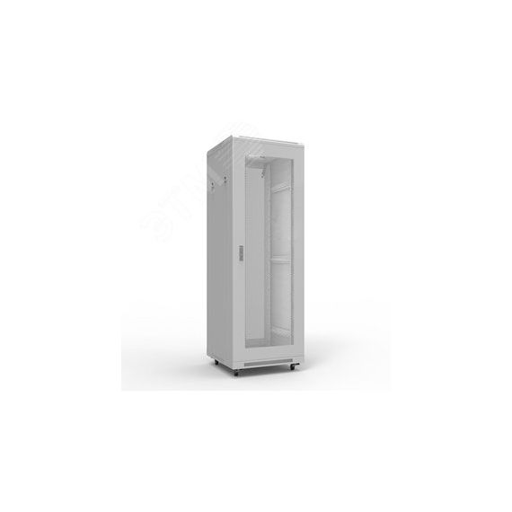 Шкаф напольный 19 Standart 42U 0.8х0.8м перфорация RAL7035 из 2частей, REXANT 04-2335