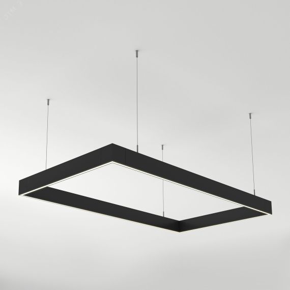 Светильник ALT-LINEAIR-RECTANGLE-FLAT-UPDOWN-DIM-1375x785-140W Warm3000 (BK, 100 deg, 230V) (IP20 металл, 3 года) Arlight 040056