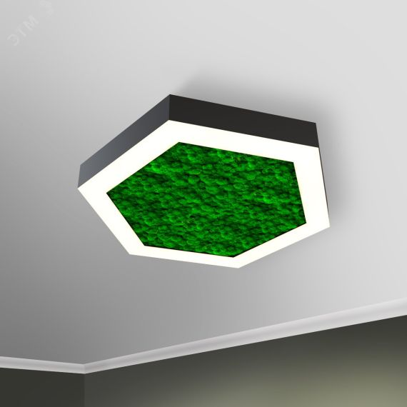 Светильник светодиодный RVE-LBX-MOSS-HEXA-1800х800х1559х100мм S80мм 131Вт Накладной 4000К белый) RVElektro RVE00001639