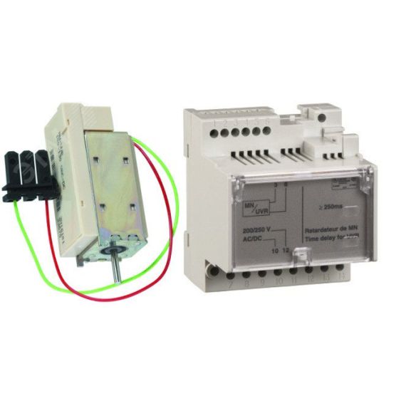 РАСЦЕПИТЕЛЬ MN + ЗАМЕДЛИТЕЛЬ: ПО 400V AC SE (Systeme) SPA-MNR4A