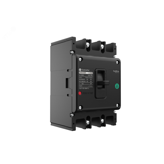 Автоматический выключатель в литом корпусе SPD250 2P 50Ка 250В постоянный ток / 3P 50Ка 3P  TMD200 500В постоянный ток SE (Systeme) SPD2502N3N2003D