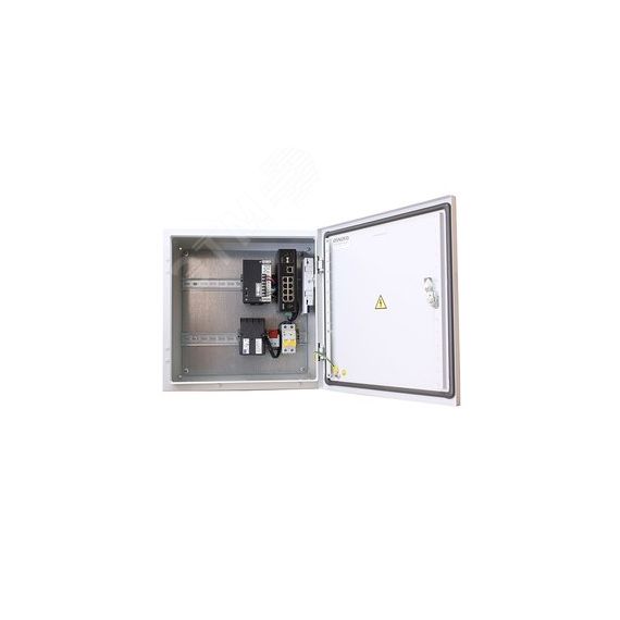 Узел коммутационный 8хPoE, 1хRJ45, 2хSFP, 240 Вт, IP66, 400х400х210 мм OSNOVO OS-44T1(SW-60812/I)