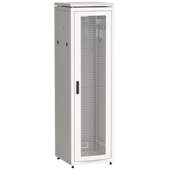 ITK LINEA N Шкаф сетевой 19" 38U 600х800мм перфорированная передняя дверь серый