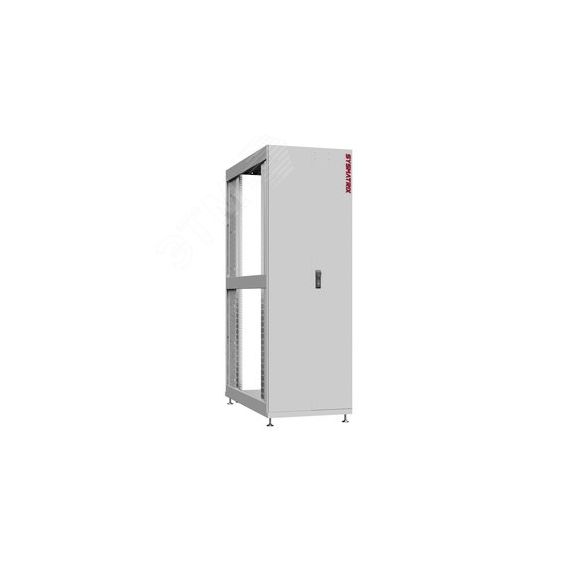 Шкаф серверный 24U 600х1070 передняя дверь: двустворчатая глухой металл IP51. задняя дверь: без. боковые панели: без. цвет: серый RAL7035  SYSMATRIX NS 6124.7500
