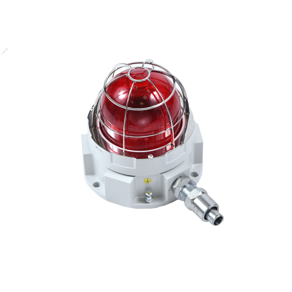 Оповещатель световой пожарный взрывозащищенный Орбита мк м2 220 С Н без кабельных вводов СМД Ормкм220СН
