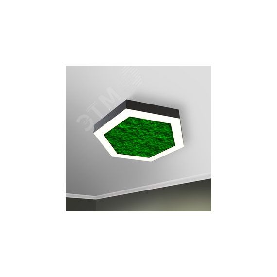 Светильник светодиодный RVE-LBX-MOSS-HEXA-1000-N (Шестиугольник с отв. 1000х866х100мм S80мм 71Вт Накладной 4000К Белый) RVElektro RVE00002184