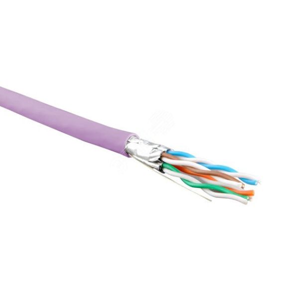 Кабель UFTP4-C6-S23-IN-LSZH-PK-500 (500 м) витая пара экранир U/FTPкат.6 4 пары Hyperline 445096