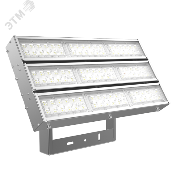 Светильник светодиодный промышленный Olymp GL 2.0 250 Вт 5000 K класс защиты IP65 угол 90 градусов рассеиватель закаленное стекло диммируемый по прото Вартон V1-I0-70638-04D06-6525050