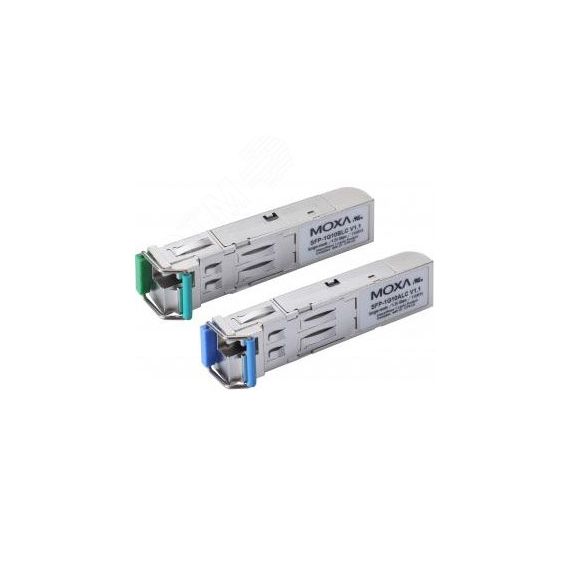 SFP-модуль 1x1000BaseSFP, TX: 1550 нм, RX: 1310 нм, разъем LC, дальность передачи до 10 км, тип A MOXA SFP-1G10ALC