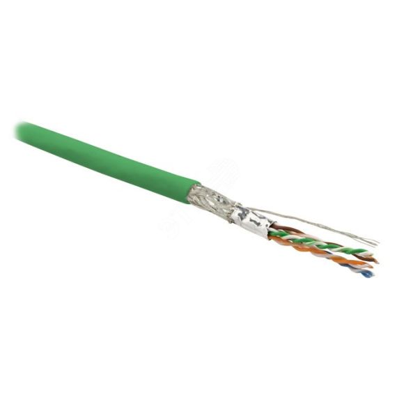 Кабель SFUTP4-C6-P26-IN-LSZH-GN-500 (500м)витая пара экраниров SF/UTPкат.6 Hyperline 445049