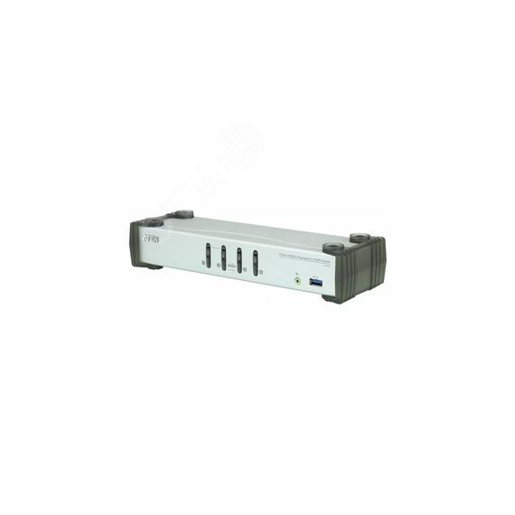 Переключатель KVM настольный, 4 порта, DisplayPort, USB 3.1, 3840 x 2160 Aten CS1914