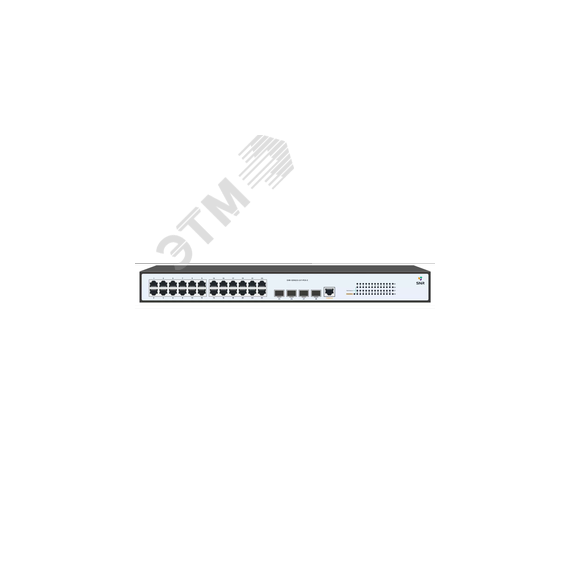 Коммутатор управляемый L2 PoE 24 порта RJ45 10/100/1000 Мб/с, 4хSFP, 370 Вт -S2982G-24T-POE-E SNR SNR-S2982G-24T-POE-E