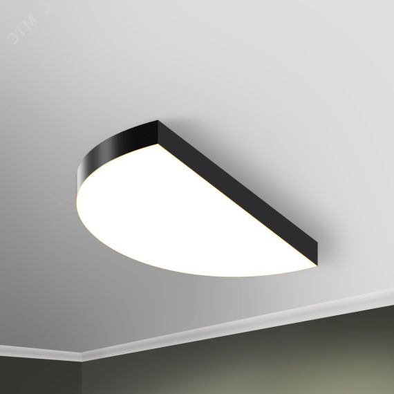 Светильник светодиодный RVE-LBX-TACO-1000-N (Полукруг 1000х500х120мм 44Вт Накладной 4000К Белый) RVElektro RVE00001311