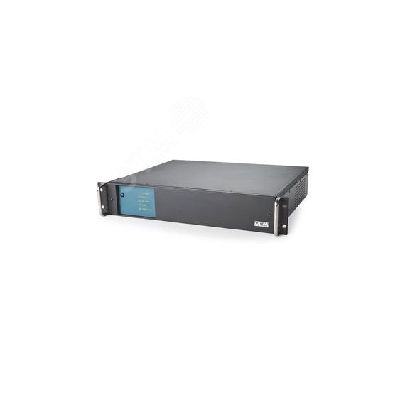 Источник бесперебойного питания Line-interactive KIN-3000AP LCD 3000 ВА/2400 Вт фазы 1/1 Rack Schuko Powercom KIN-3000AP LCD