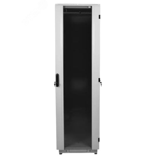 Шкаф напольный 42U 600x600 дверь стекло ЦМО ШТК-М-42.6.6-1ААА