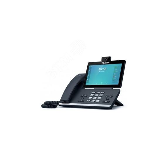 Телефон IP со съемной 5 МП HD-камерой, с поддержкой 16 SIP-аккаунтов, сенсорный экран 7' с разрешением 1024х600, без блока питания yealink YL-SIP-T58W with camera