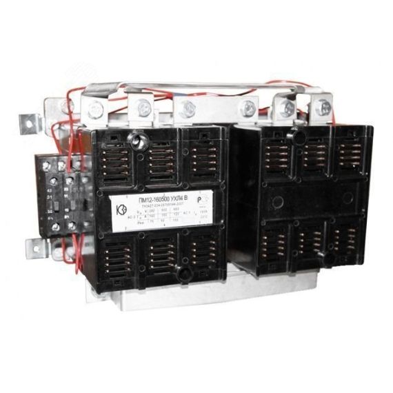 Контактор электромагнитный реверсивный УХЛ4 В, 380В КЗЭА г.Кашин ПМ12-180500