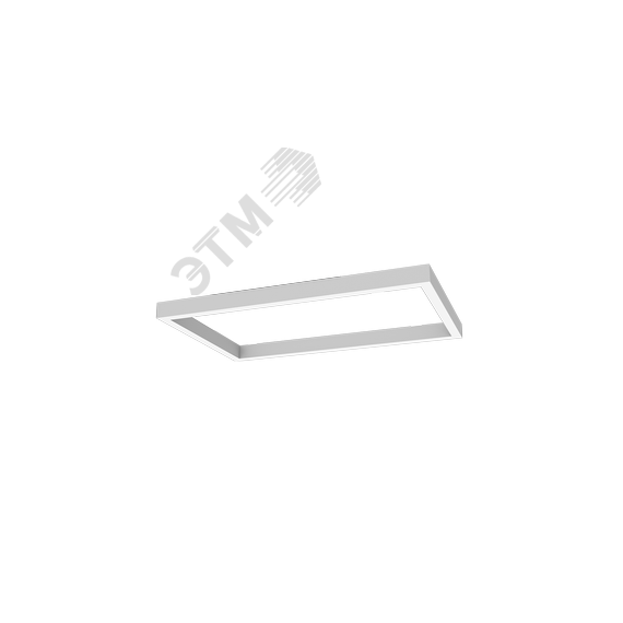 Светильник светодиодный ДСО-90Вт 4000К X-Line прямоугольный, рассеиватель опал белый Вартон V1-R0-1R828-02OP0-4009040