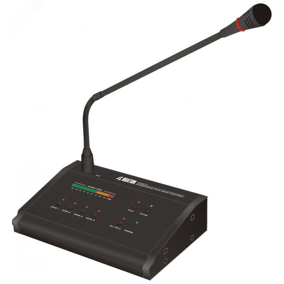 Консоль микрофонная для усилителей IP-A4060MP/IP-A4120MP/IP-A4240MP Roxton IP-A4012