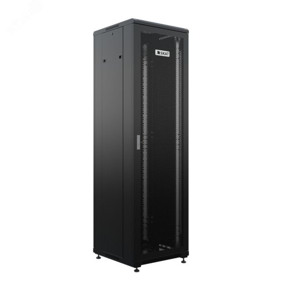 SKAT TB-42R660PF-B Шкаф напольный универсальный серверный 42U 600х600мм дверь перфорированная Бастион 4426